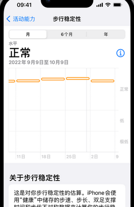 清涧iPhone手机维修如何在iPhone开启'步行稳定性通知'