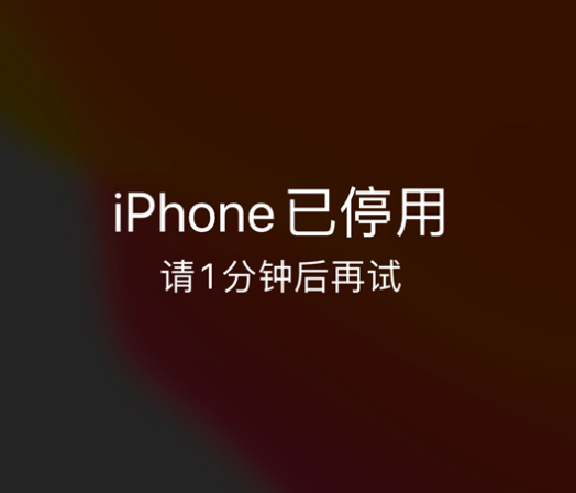 清涧苹果手机维修分享:iPhone 显示“不可用”或“已停用”怎么办？还能保留数据吗？ 