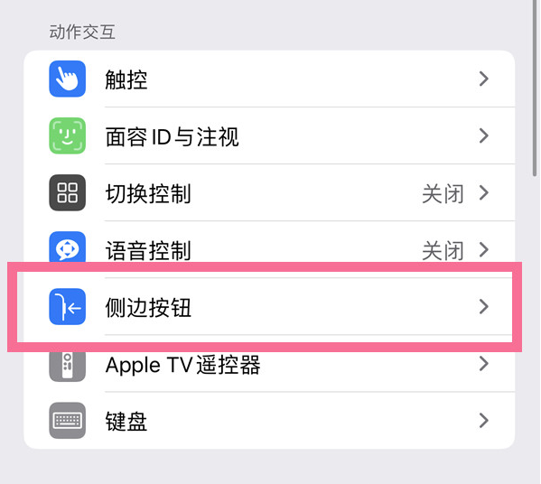 清涧苹果14维修店分享iPhone14 Plus侧键双击下载功能关闭方法 