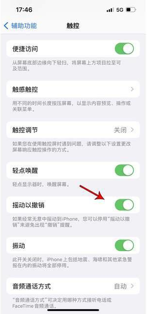 清涧苹果手机维修分享iPhone手机如何设置摇一摇删除文字 